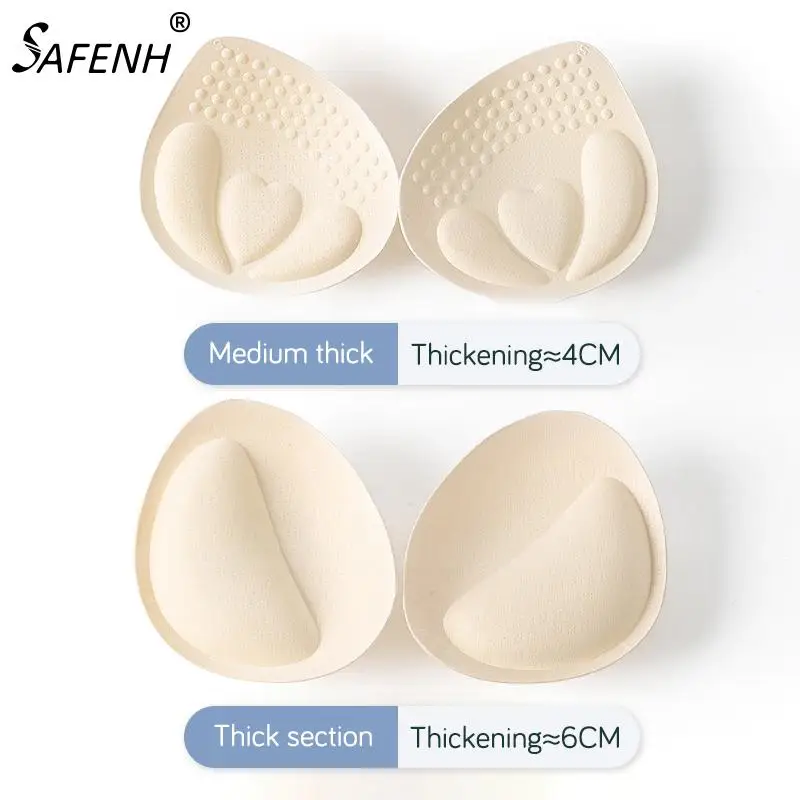 

1Pair Women Outer Expansion Chest Pad Small Chest Flat Chest A Cup Special Thickened Bra Pads 4/6cm