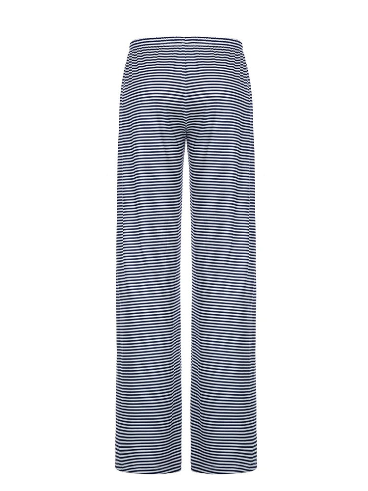 Stripe Drawstring Elastic Low Waist Baggy Sweatpants Women Casual Loose Straight Leg Pants Leisure Summer Streetwear Trousers 4
