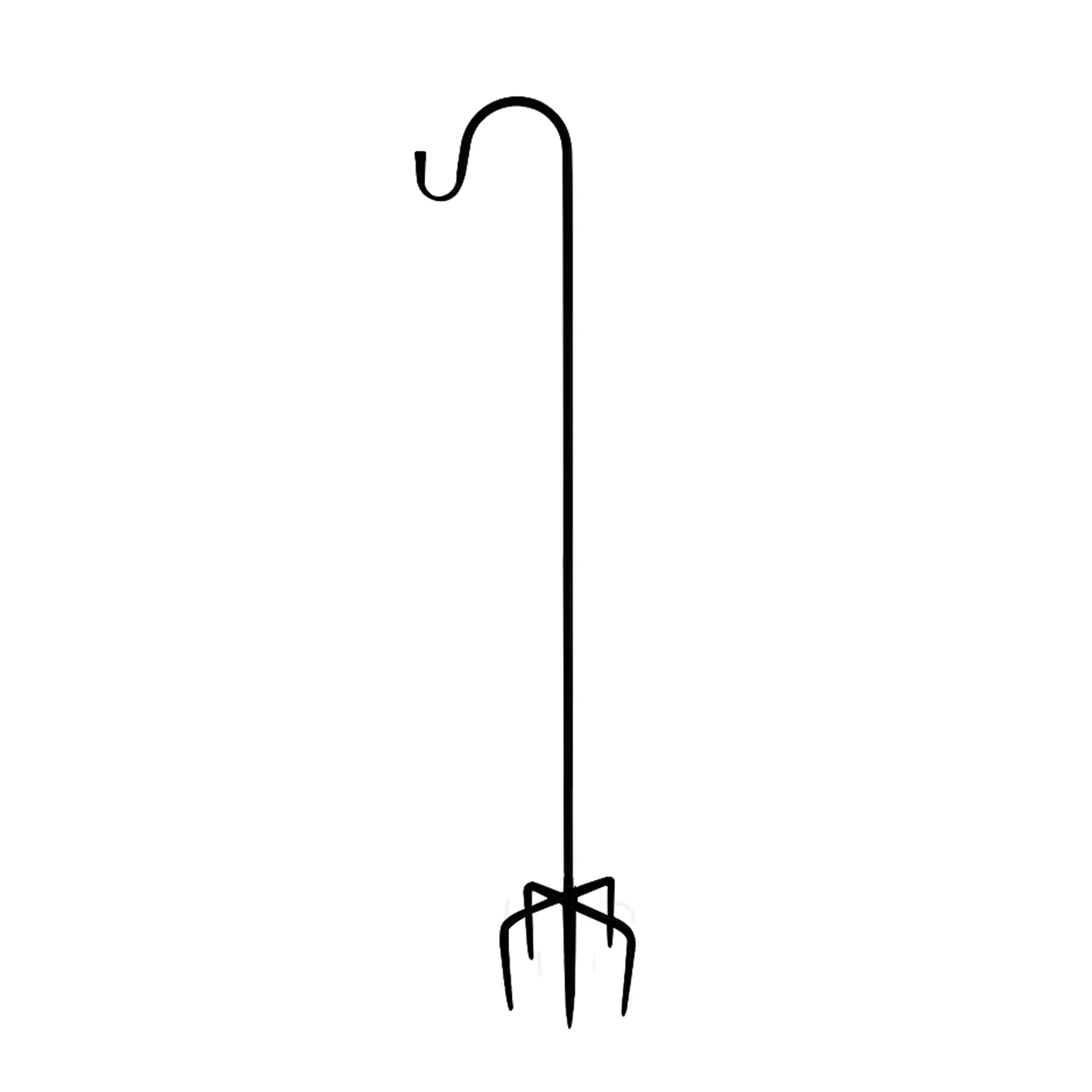 

Black Metal Shepherds Hook Garden Iron Stake Flowerpot Hooks Solar Lights Lanterns Bird-Feeder Plant Baskets Flower Hanger Stand