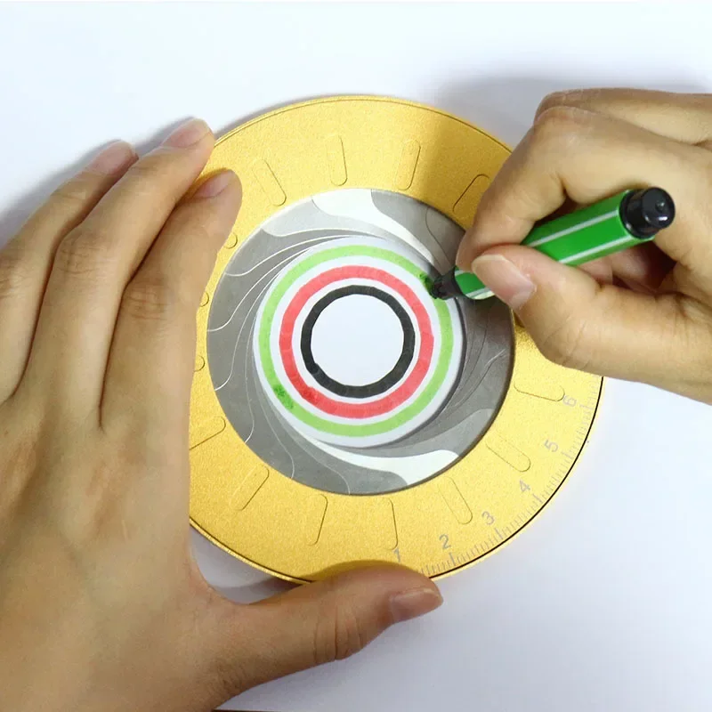 Creative Round Flexible Drawing Ruler Compass 304 Stainless Steel