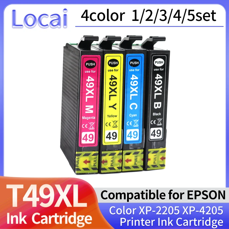 

Картридж для струйных принтеров Epson, черный картридж T49XL, T49 XL, 1/2/3/4/5 шт.