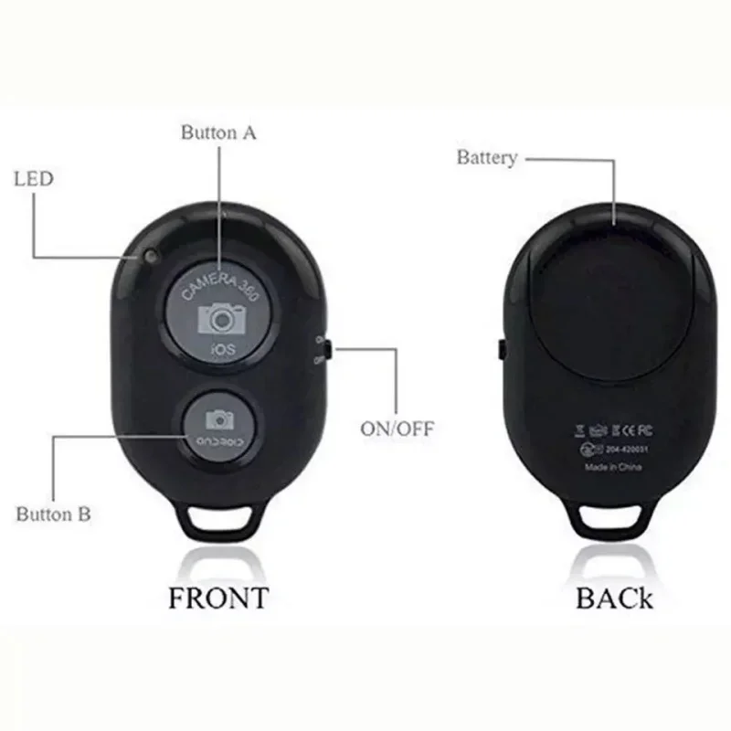 Camera Remote Shutter Button Camera Remote Shutter Release Bluetooth Camera Remote Wireless for Smartphones Compatible with Phone&Android