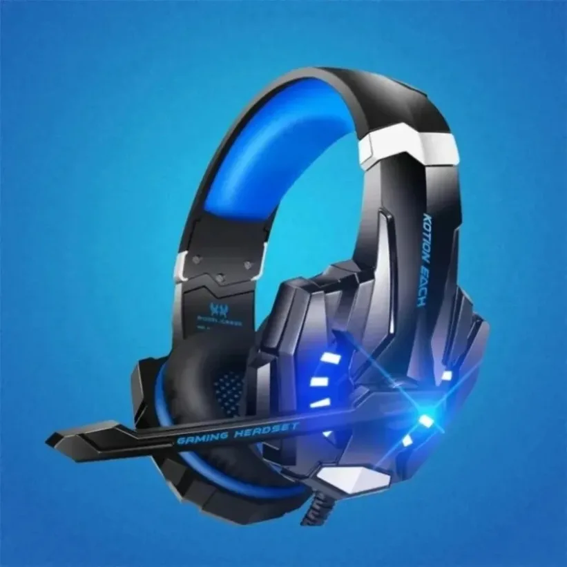 Enhanced 3D Surround RGB LED Gaming Headset with Noise-Cancelling Microphone and Memory Foam Comfort