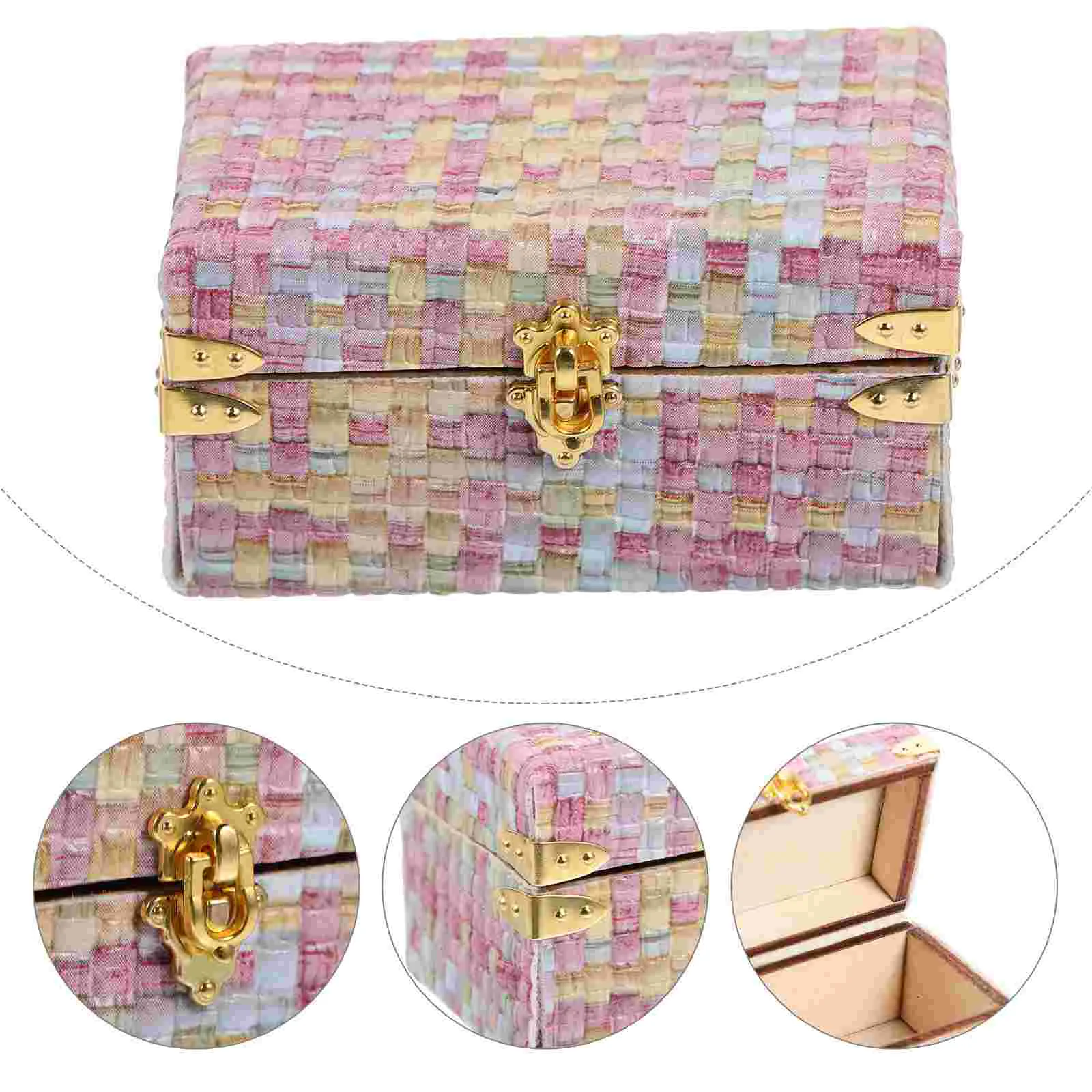 

Mini Suitcase Miniature Travel Toy Baby House Accessory Storage Skin Containers