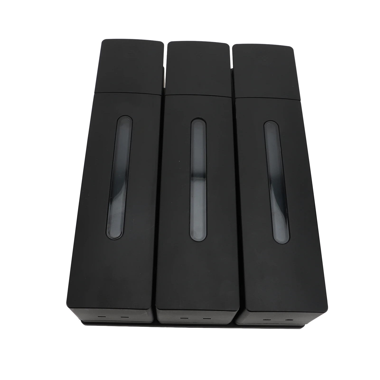 400ml กดเครื่องจ่ายสบู่เหลว 3 ห้องติดผนังห้องน้ําผมล้างขวดคอนเทนเนอร์สําหรับห้องน้ํา 1