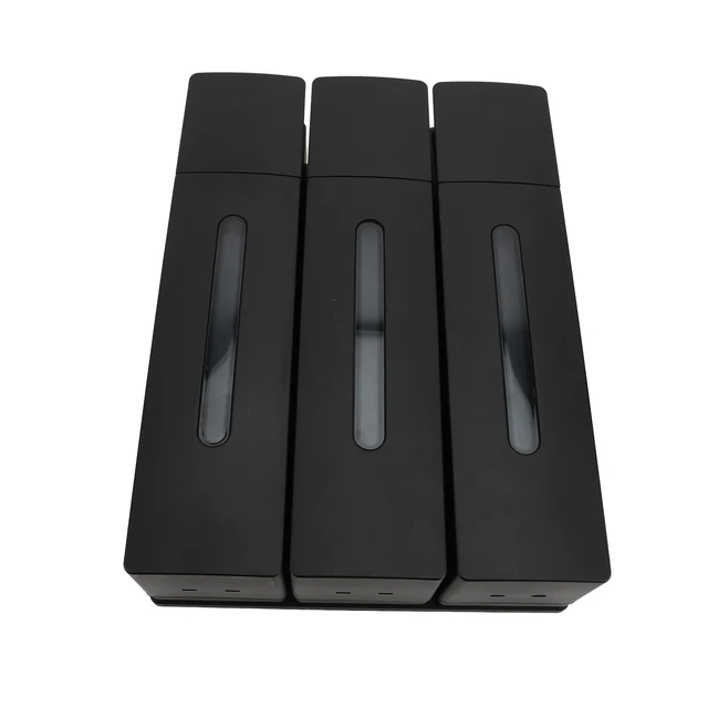 400ml กดเครื่องจ่ายสบู่เหลว 3 ห้องติดผนังห้องน้ําผมล้างขวดคอนเทนเนอร์สําหรับห้องน้ํา 1