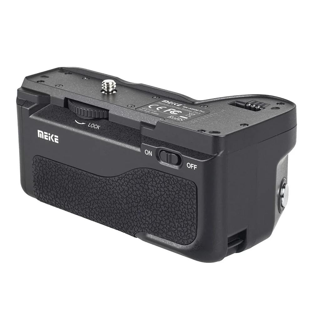 Meike MK-A6600 PRO Vertical Shooting Battery Grip for Sony A6600 Camera Built-in 2.4G LCD Timer Remote Control
