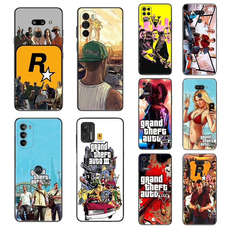 Мягкий чехол для телефона Pixel 4 XL 4A 5 6 6A 7 Pro 7A 3 Huawei p60 p50 p40 p30 p20 Lite Pro P Smart Grand Theft Auto GTA