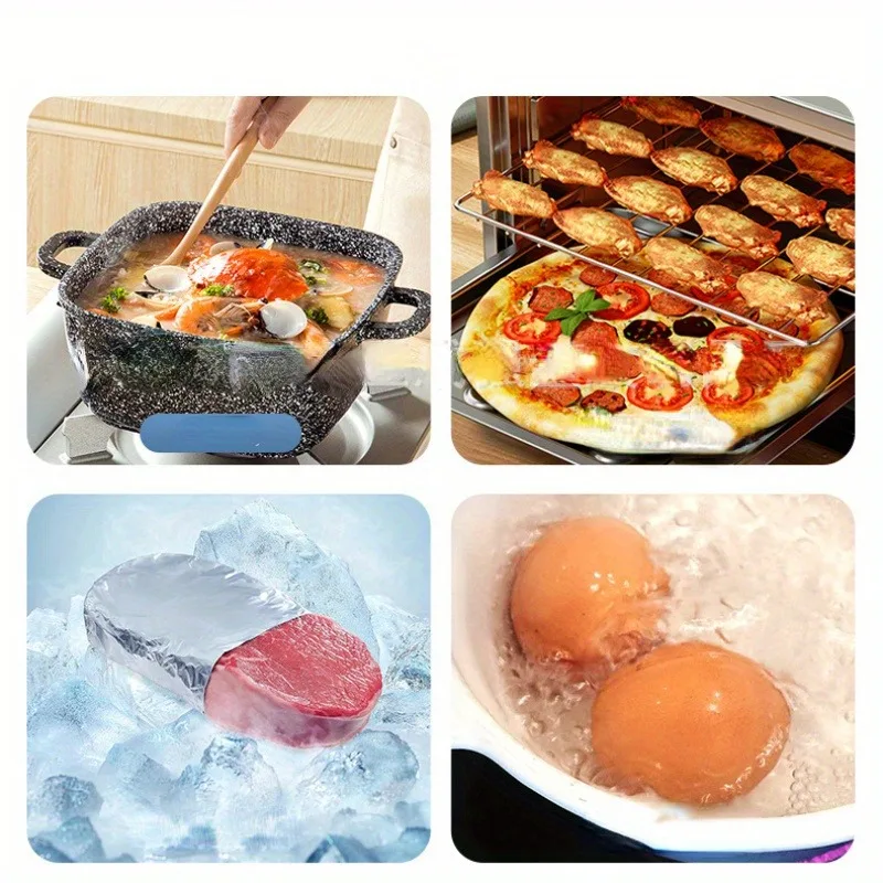 Insulated Silicone Anti-heat Gloves 2PCS For Baking Oven Microwave