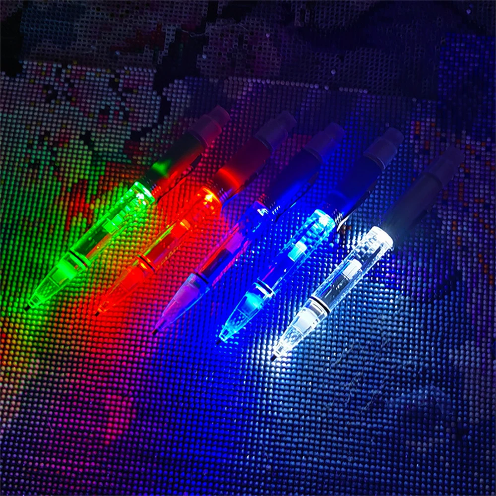 DIY Diamond Painting Point Drill Pen with Light UP LED Lighting Pens  Embroidery Cross Stitch Nail Art DIY Tools Sewing Accessory - AliExpress