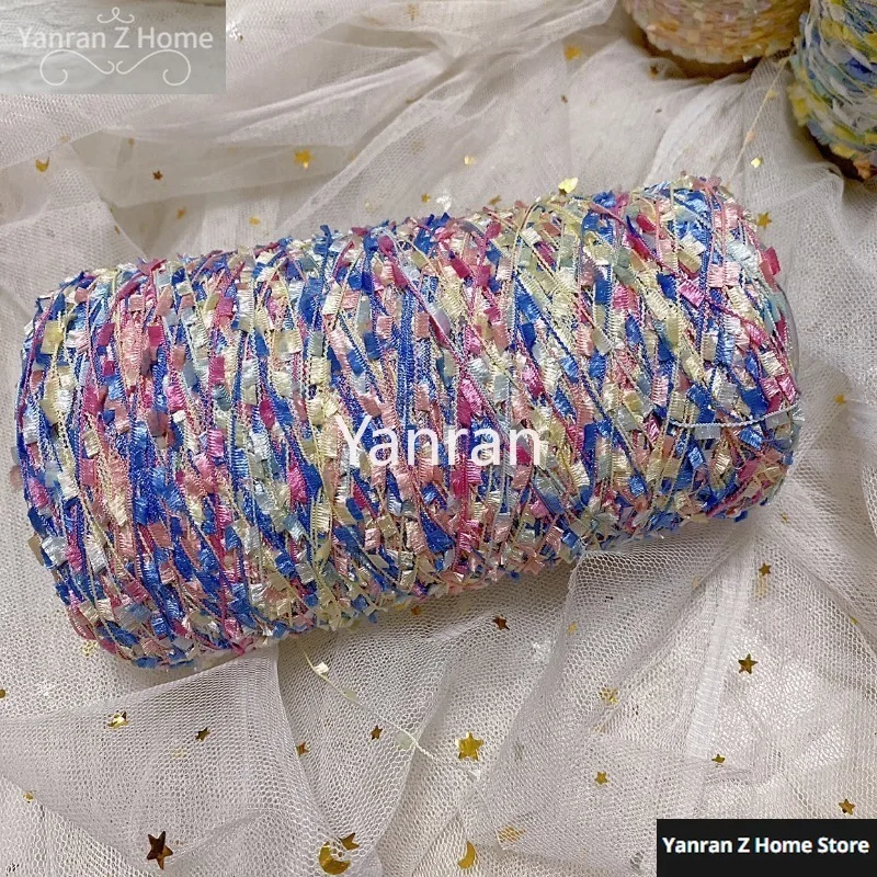 Featured Hand Mixed Yarn Distribution Line Dyed Macaron Single Side Toothbrush Yarn Flag Super Beautiful Sweater Scarf Wiring 6