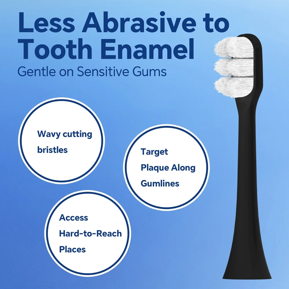 2 4 8 12 Pcs Compatible with Philips Electric Toothbrush Soft Replacement Brush Heads, Toothbrushes Head Refills for 4100 4300