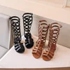 Sandalias Child Sandals Summer New Girl Roman Sandals Soft Sole Kid Princess Shoe Mid Size Big Girl Shoe Kid Shoe Cool Boot ンダル 1