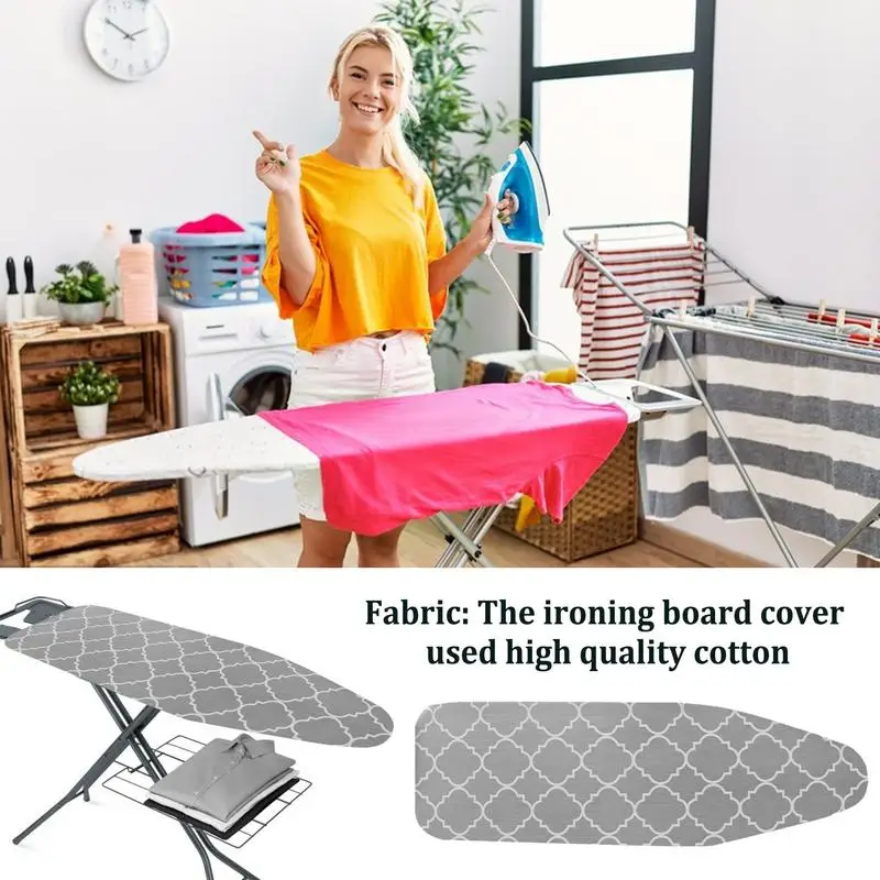 Ironing Board Cover Durable Cotton Home Feat resistant Universal Padded for Home ironing board cover