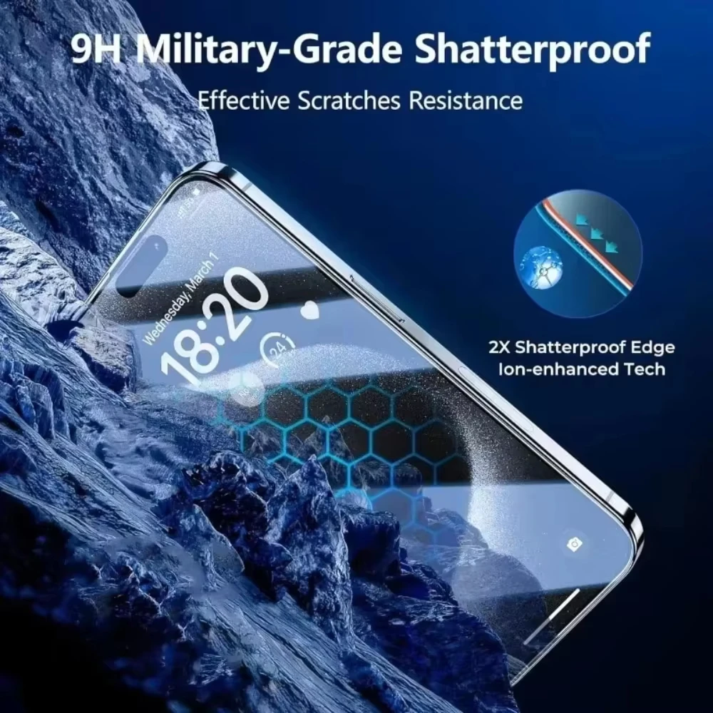 Enhanced Privacy Tempered Glass Screen Protector - Protective Film