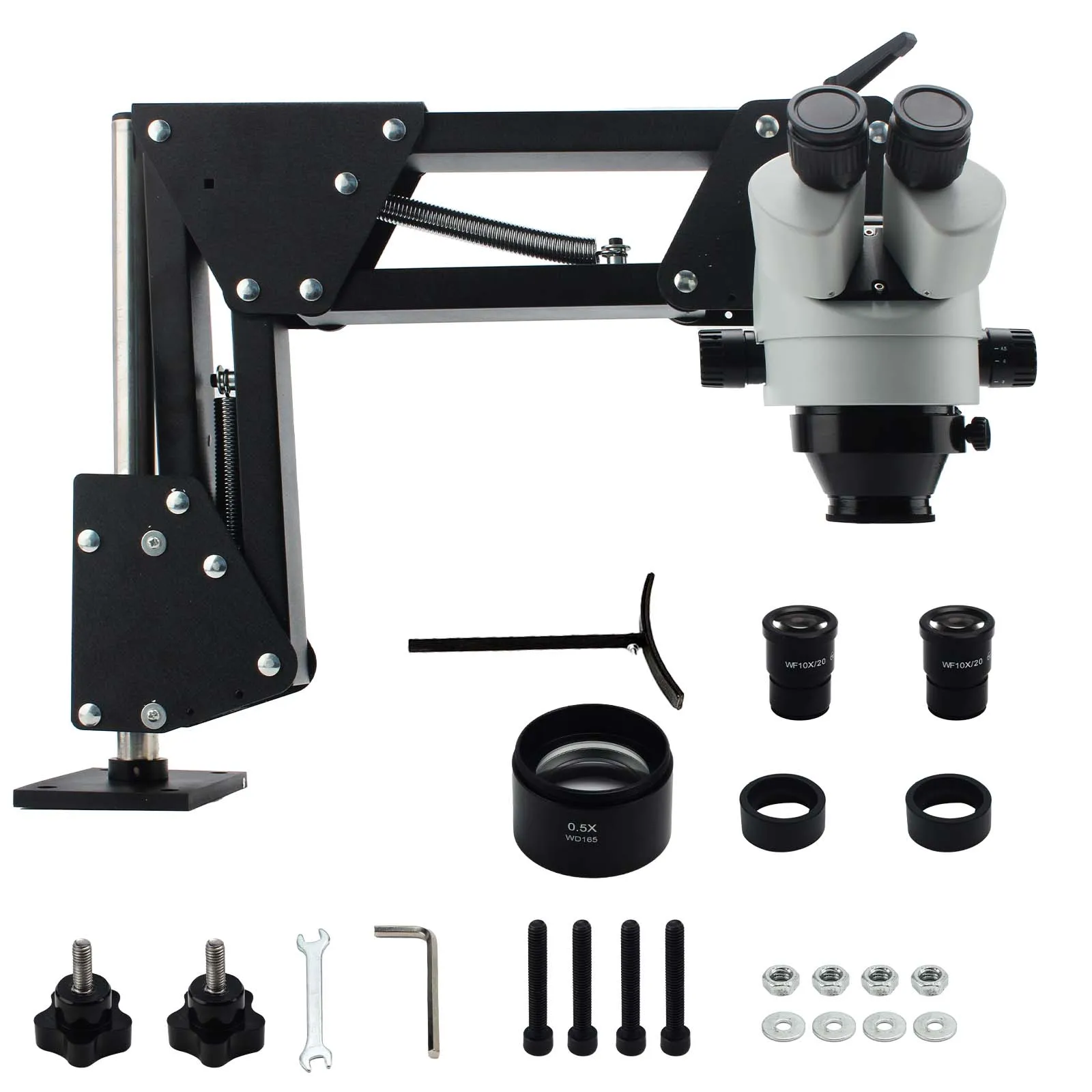 

Multi-Directional Micro-Setting Microscope with Inlaid Mirror and Spring Bracket Ideal Tool for Jewelry and Specimen Inspection