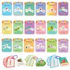 Learning Flashcards ABC Numbers Fruit Animal Body Educational Toys Classroom Aids Montessori Autism English Words Card for Kids 1