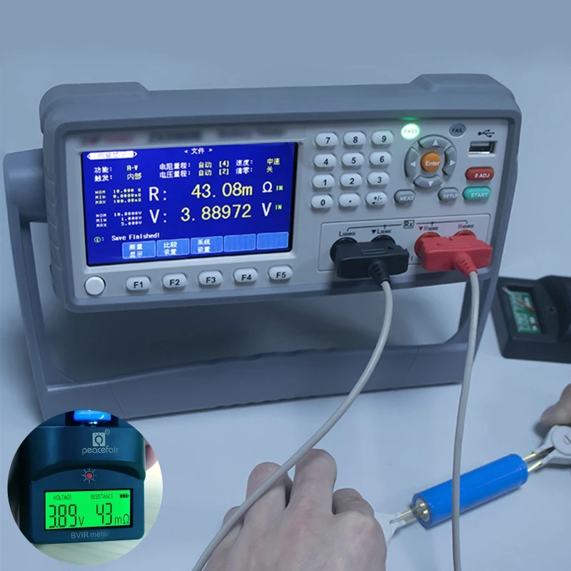 Voltmetro Digitale Visualizzazione Della Capacità della Batteria Tester