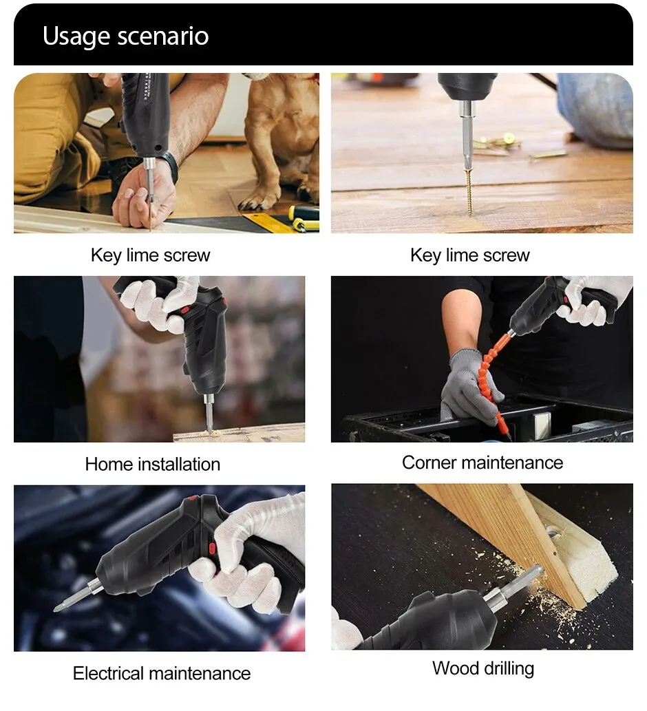 Sb34b3d328fb54e2c8d735b17a48ef0f2E 3.6v Power Tools Set Household Maintenance Repair 1800mAh Lithium Battery Mini Household Electric Drill Cordless Screwdriver Mallzona