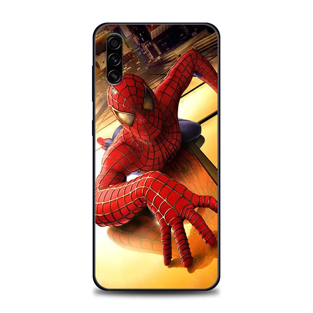 Cartoon Marvel Venom Spiderman Samsung Case for A10 e S A20 A30 A30s A40 A50 A60 A70 A80 A90 5G A7 A8 2018 Soft Silicone silicone cover with s pen