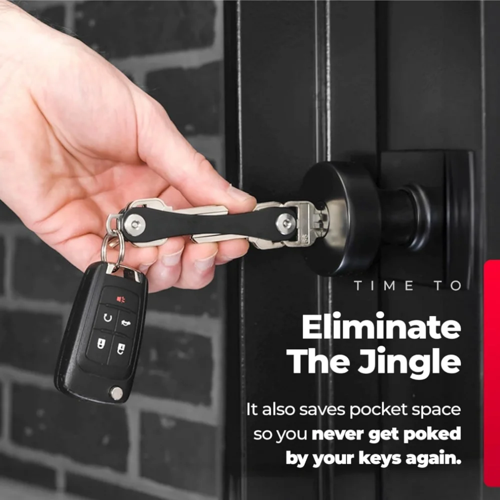 Compact Key Storage Organizer - Durable, Scratch-Free, and Tidy Solution