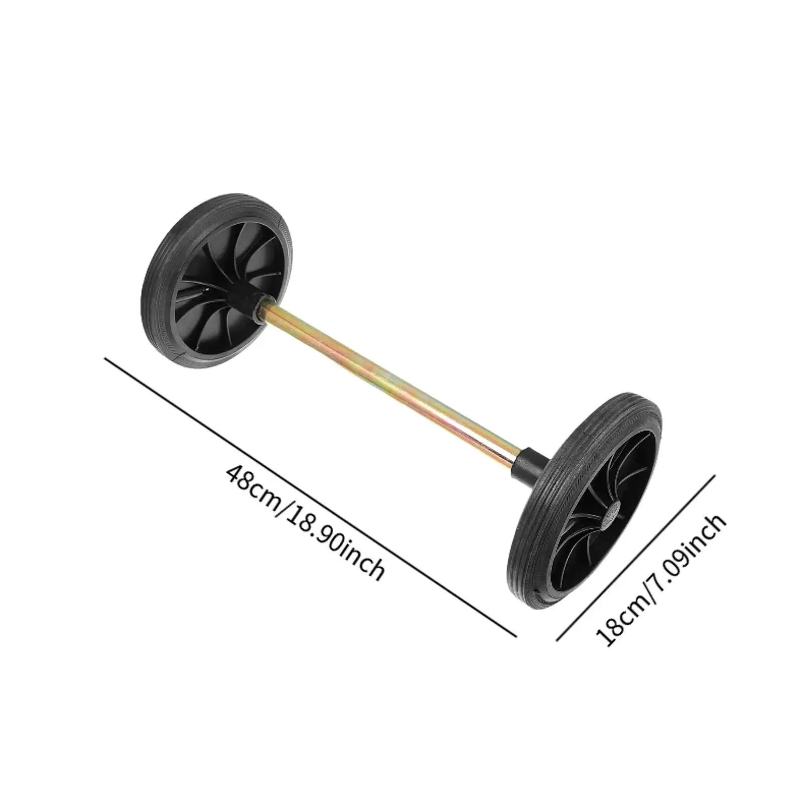 Garbage Container Wheels Replacement Caster for Trash Bin Wear Resistant Convenient to Install Wastebasket Pulley Cart Wheels