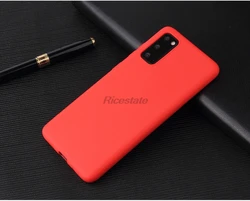 Matte Solid Silicon Protective Case - Premium Finish, Enhanced Durability for Galaxy S10e (Red)