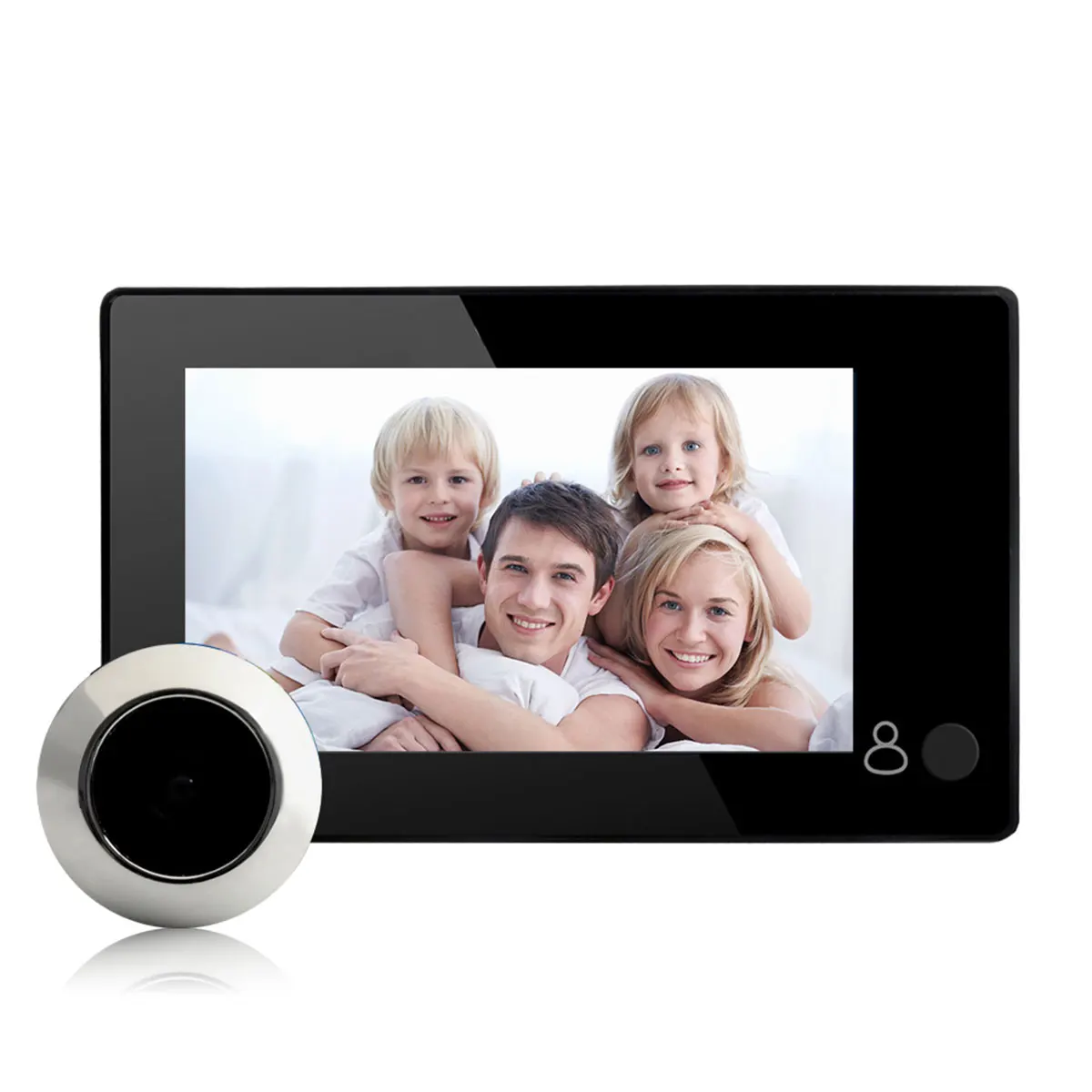 

4.3Inch LCD Display 2MP 160Degree Wide Angle Video Door Phone HD Visual Doorbell Peephole Viewer