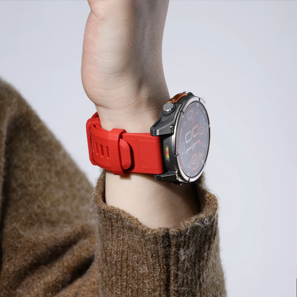 QuickFit Sports Silicone Watch Band - Enhanced Comfort and Durability for Active Lifestyles