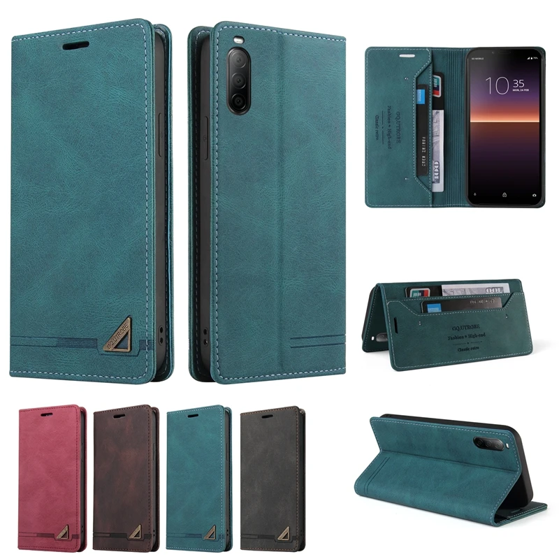 

Wallet Anti-theft Leather Case For Sony Xperia 20 10 II 10 III 2020 10 IV 8 5 XZ1 XZ2 XZ3 XZ4 Flip Over Anti Drop Leather Cover