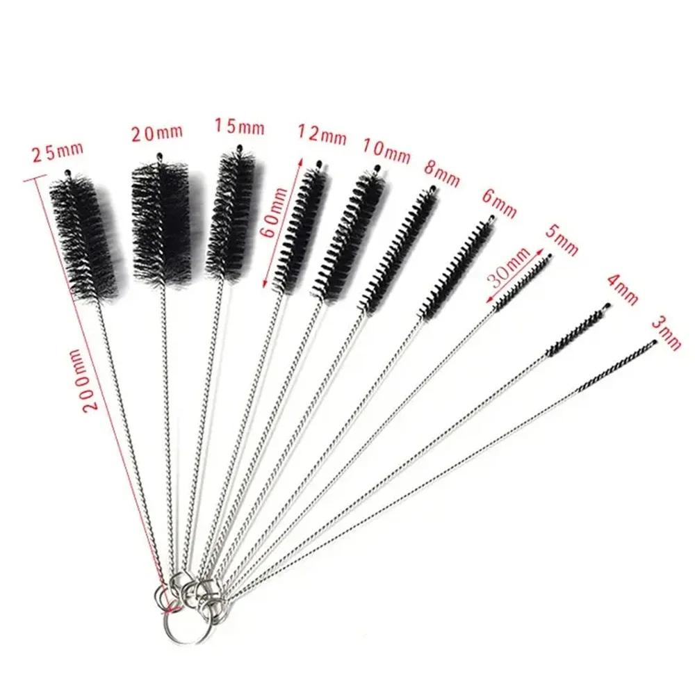 Bottle Brushes 10PCS Cleaning Tattoo Tattoo Equipment Pipeline Cleaning Tools Pipe Brush Stainless Steel Cup Brush Milk Bottle