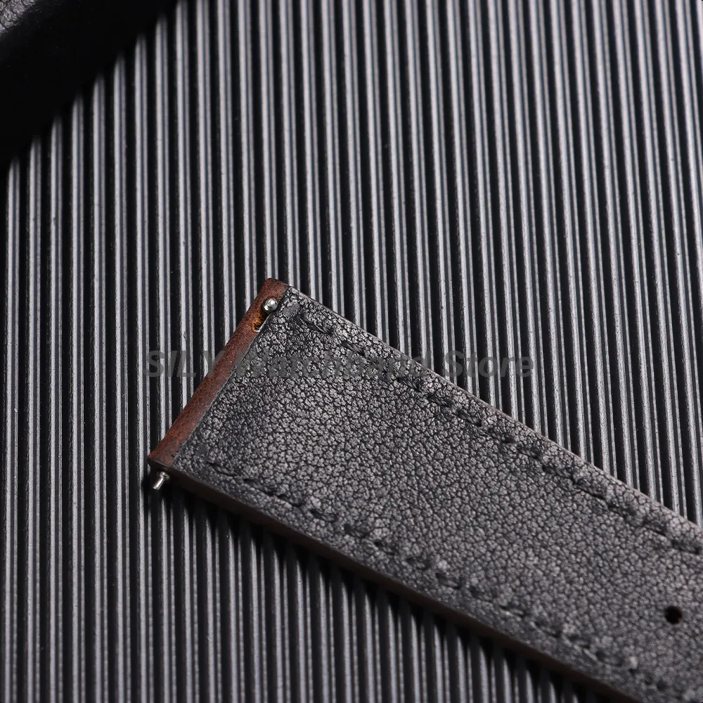 18mm 19mm 20mm 21mm 22mm 24mm Vintage Retro Kalbsleder Uhrenarmband Schnellverschluss-Armbänder Universelle Herren- und Damenarmbänder Gürtel – Detail 7