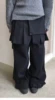 KUSAHIKI Retro Street Causal Irregular Two Piece Detachable Spicy Girl Skirt Pants 1