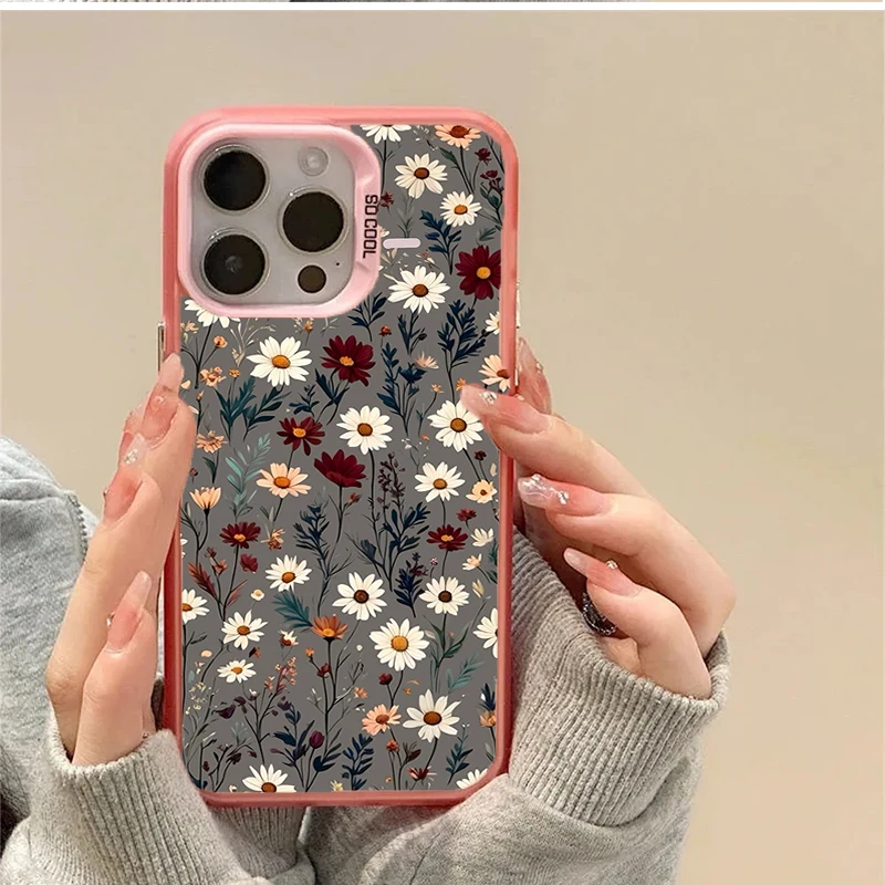 Daisy Flowers Hard Cover Phone Case