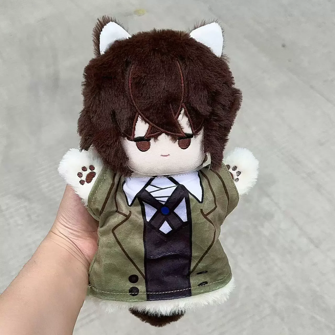 10 cm Plüsch Anime Nakahara Chuuya Kunikida Doppo Entzückende Gedruckt Nunu Baumwolle Puppe Anhänger Spielzeug Kawaii Körper Rolle Anhänger Geschenk – Detail 8