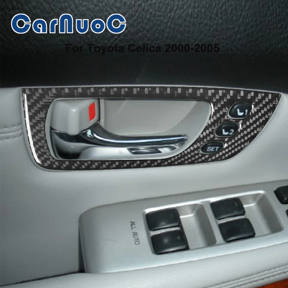 

Car Door Handle Stickers Interior Moulding Strip For Lexus RX330 2004-2006 RX350 2006-2009 Decorative Accessories Carbon Fiber