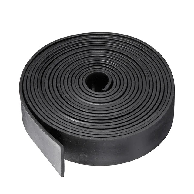 Solid Rubber Strips Neoprene Sheets Rolls 10/15/20/25/30/35/ 40/45/50/60mm DIY Gasket Sealing Padding Reduce Vibration Mat מקלחו 2