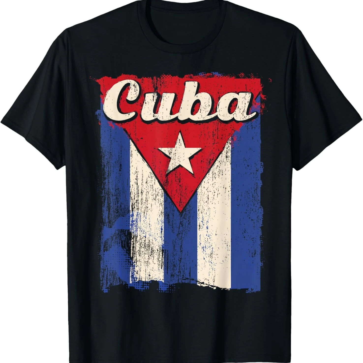 Kubanische Flagge Kuba Cubana Grafik-T-Shirts für Männer und Frauen, reine Baumwolle, Humor, Streetwear, T-Shirt, kurzärmelig, Unisex, lockere Kleidung