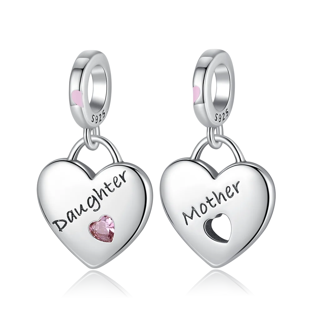 Браслет женский из серебра 925 пробы с надписью «Queen & Mother's Love»