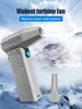 140000RPM Mini Turbo Jet Fan Brushless Motor Handheld Duct Fan 52M/S Portable Turbo Fan Type-C Charging Power Display Air Dryer 2