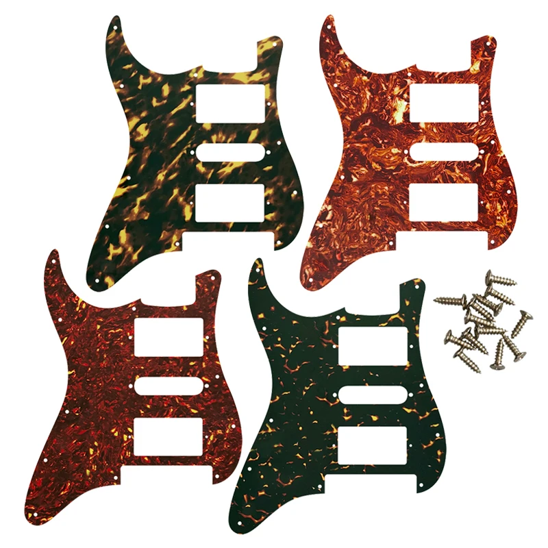 

Guitar Pickguard For US 11 Screw Holes Strat With Floyd Rose Tremolo Bridge PAFHSH Humbucker Single Scratch Plate No Switch Hole