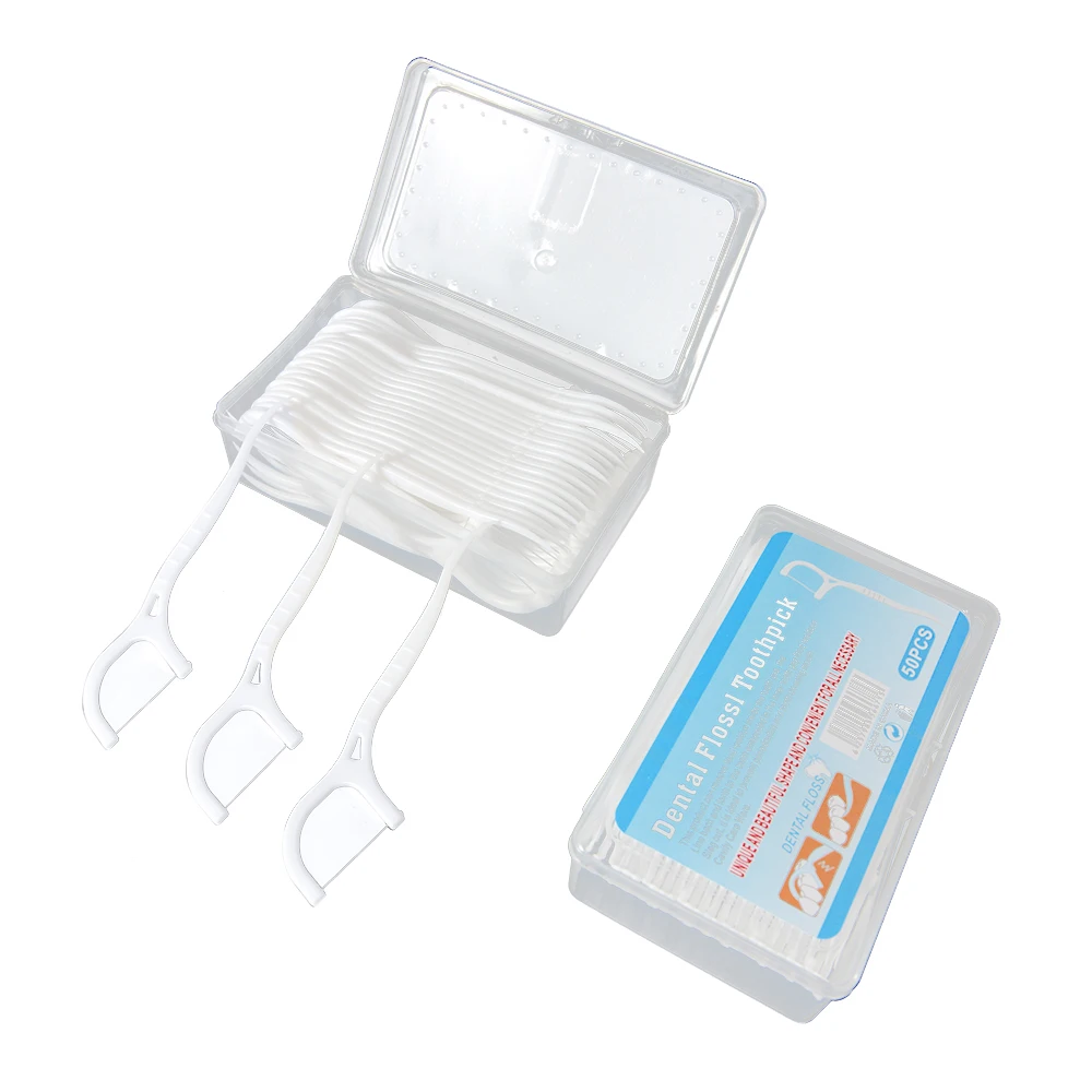 

50/100pcs Dental Picks Toothpicks Teeth Stick Tooth Cleaning Interdental Brush Dental Floss Pick Oral Hygiene Care Dental Reline