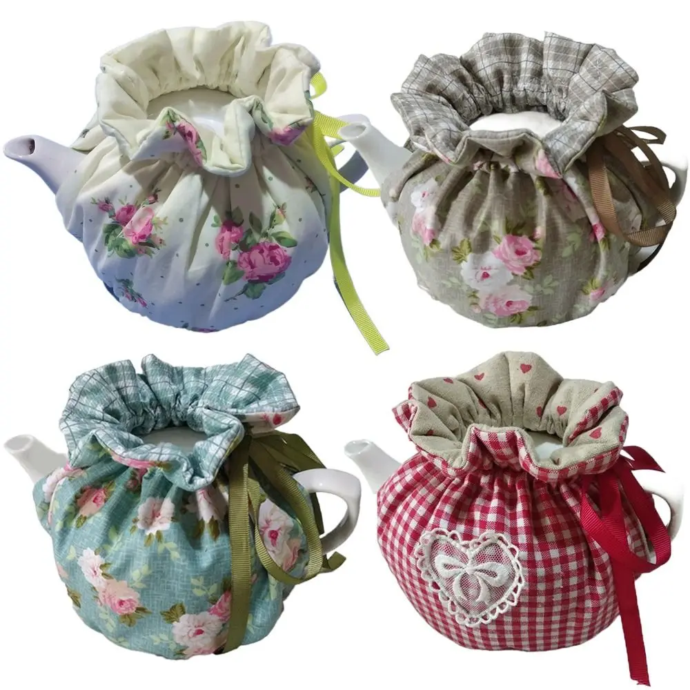 Insulation Tea Cosy Fabric Table Decorative Accessories Teapot Dust Cover Breakfast Warmer Keep Warm Teapot Cover Home Kitchen
