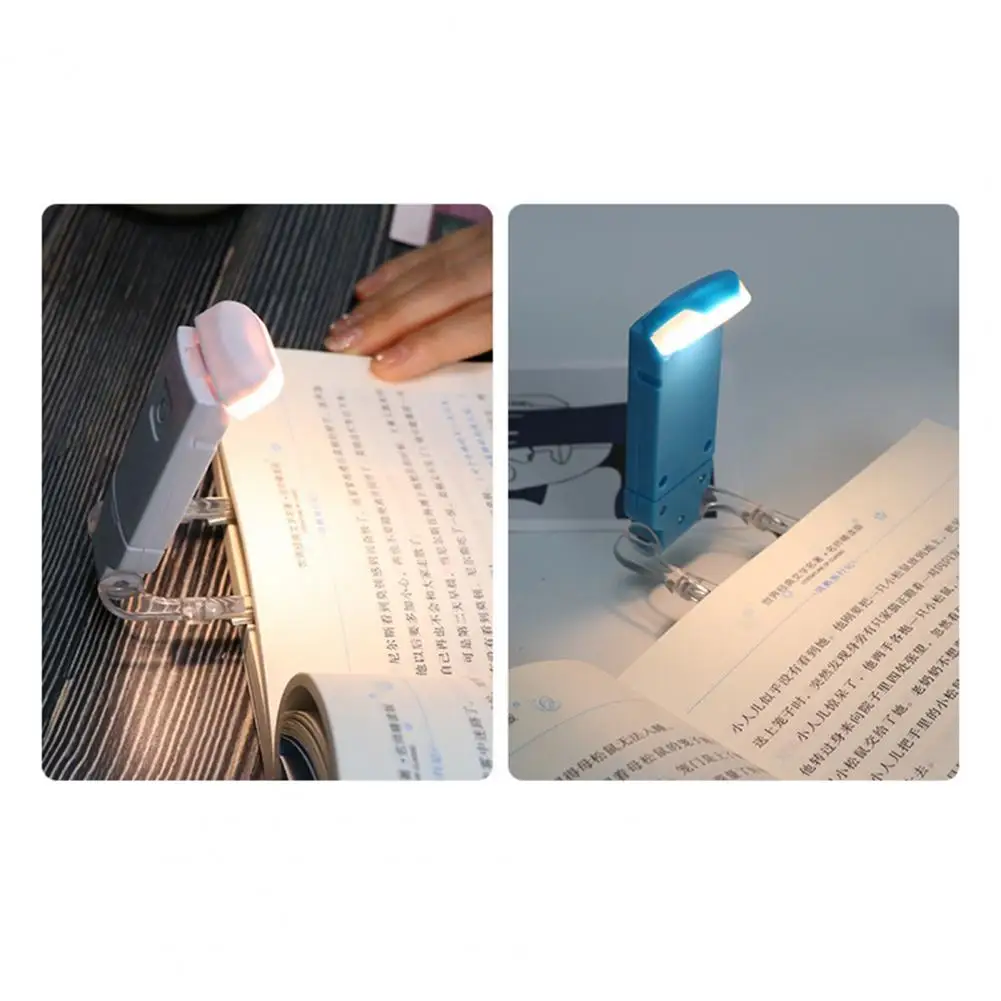 Usb Rechargeable Book Light Portable Usb Rechargeable Led Book Reading Light with Soft Clip Foldable Design Eye for Home