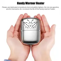Zinc Alloy Pocket Long-life Ultralight Hand Warmer Indoor & Outdoor Small Handy Warmer Heater Handy Warmer Heater Pocket Warmer 5