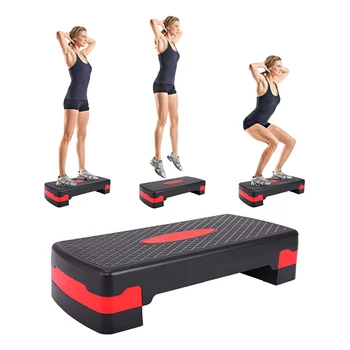 Adjustable Aerobic Pedals Home Gym Training Fitness Aerobic Stepper Wear Resistant Non Slip Sturdy Durable Pedal Stepper Board 1