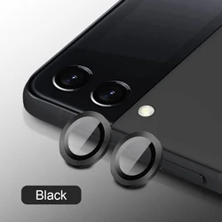 Premium Tempered Glass Camera Lens Protector - Z Flip 5 (2PCS) (Black)