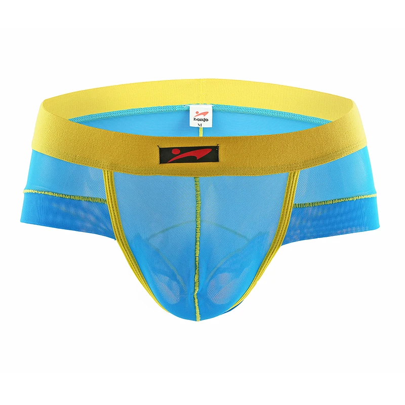 

Men Briefs Ultra Thin Mesh Underwear Bikini Panties Breathable See-through Low Waist Slip Hombre U Convex Jockstrap Pouch