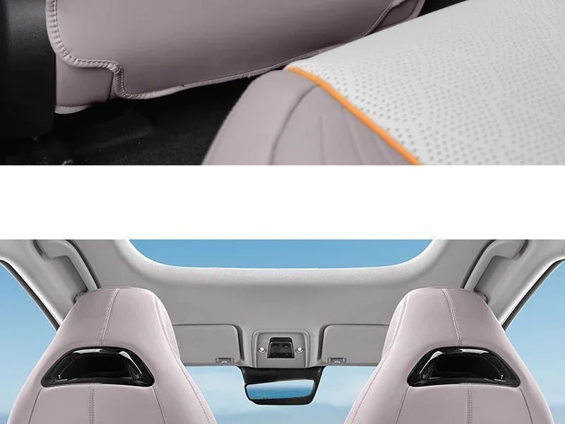 For BYD Yuan Plus Atto 3 2022-2025 Car Seat Back Anti Kick Protector Pad Leather Anti Dirty Protection Mat Interior Accessories
