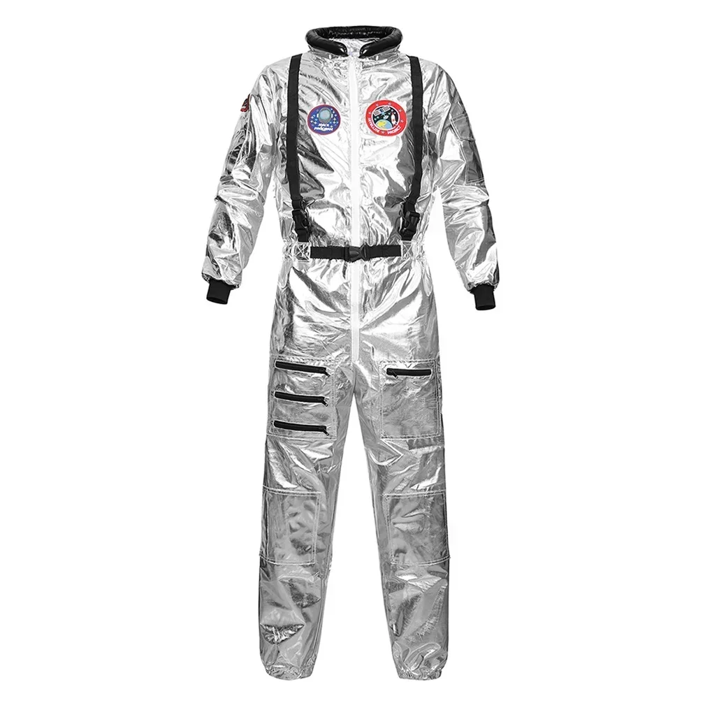 Astronaut Costume Men Spaceman Fantasy Coverall Astronaut Costumes Adult Space Halloween Cosplay Jumpsuit Party Night Outfit cosplay costume men festival costume set